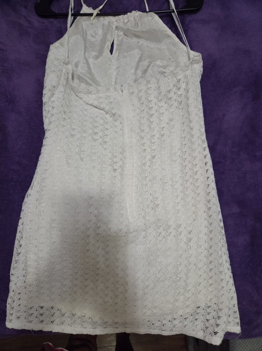 My Michelle White Lace Girls Dress - White - Picture 2 of 3